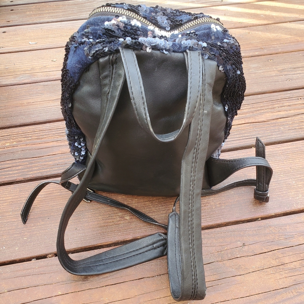 Betsey Johnson Mini Sequins Backpack - Picture 2 of 7